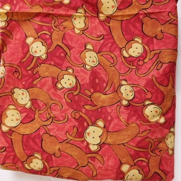 vintage Safari So Good by P&B Textiles fabric Monkey sewing quilting 44" x 72" - Picture 2 of 5